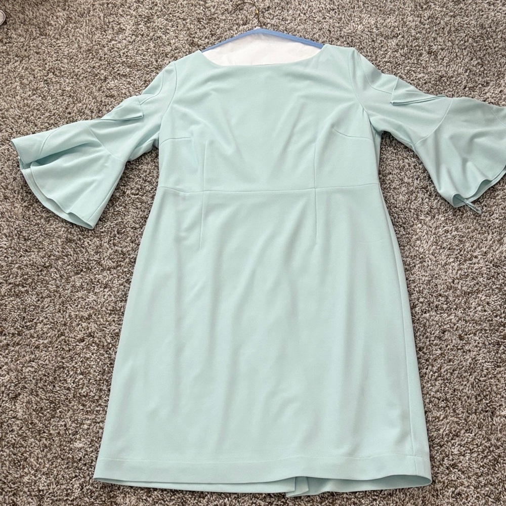 Preston & York Mint Green Long Sleeve Dress